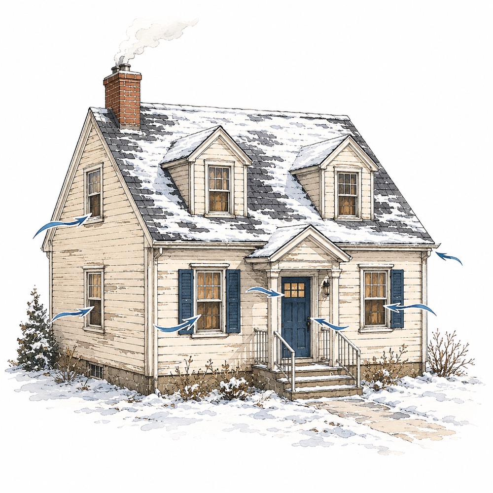 Inefficient home, Grade D