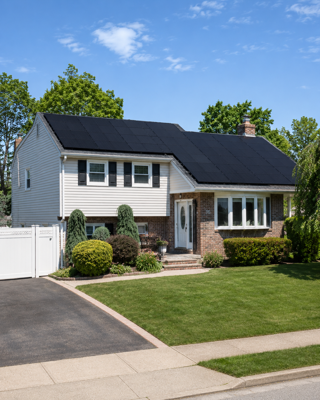 A New York solar project funded through the NY-Sun residential incentive program