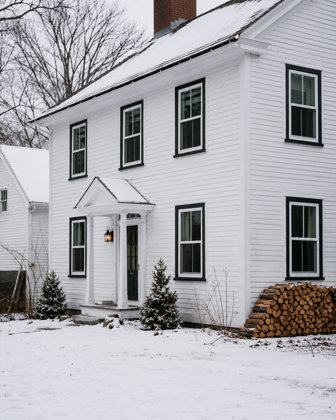A Vermont home window upgrade in progress, ENERGY STAR Northern-Zone windows being set into a Chittenden County farmhouse